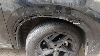 Sahipsiz köpek sürüsü park halindeki araca saldırarak zarar verdi