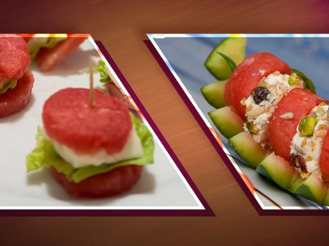 Yazın yeni gözdesi karpuz burger! 