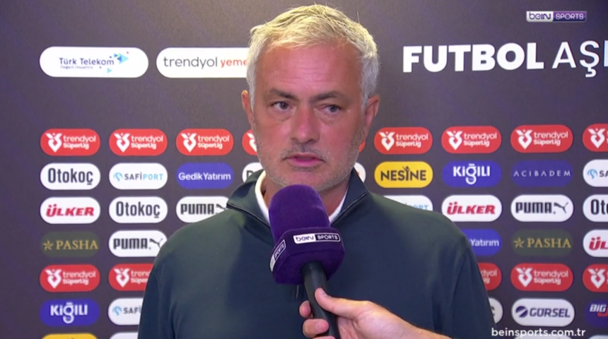 Fenerbahçe Teknik Direktörü Mourinho'nun basın toplantısında olay: 'Sorularımızı neden küçümsediniz?'