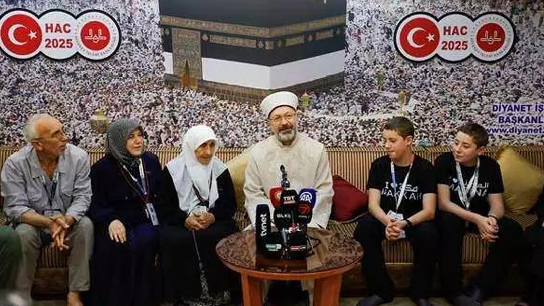 Diyanet İşleri Başkanı Erbaş, Mekke de Türk hacı adaylarıyla buluştu 2