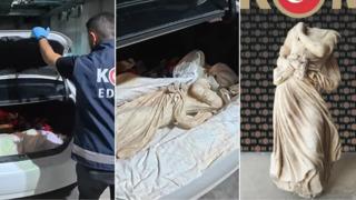 Filmlere konu olacak hırsızlık olayı! Yüzyıllar öncesinden o döneme ait... Yurt dışına çıkartacaklarmış!