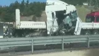 Kahramanmaraş'ta tır kazası: 1 yaralı