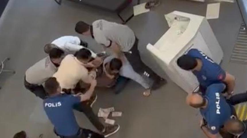 Bankadan para çalmaya çalışan şahıs tutuklandı