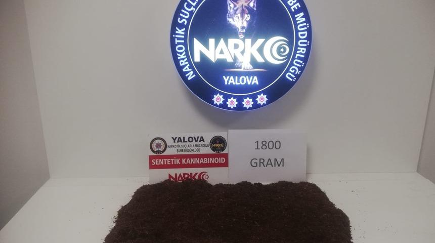 Yer: Yalova! Evinde uyuşturucu bulunan zanlı tutuklandı