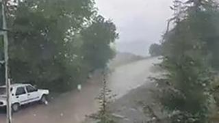 Ankara’da dolu yağışı etkili oldu