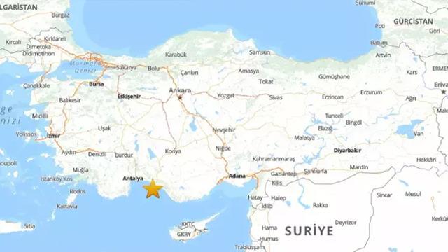 SON DAKİKA | Antalya açıklarında deprem meydana geldi