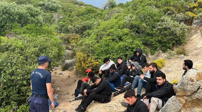 Sahil Güvenlik, hem denizde hem karada yakaladı