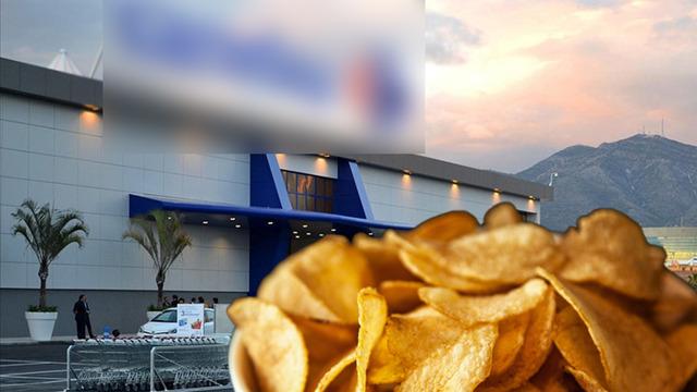 Dev markada adeta zehir içerikli cips satışı...