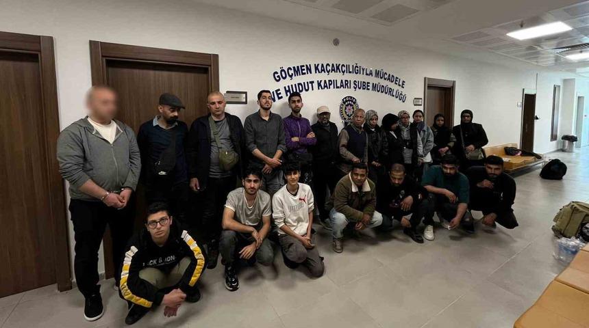 Tekirdağ’da 21 kaçak göçmen yakalandı: 1 tutuklama