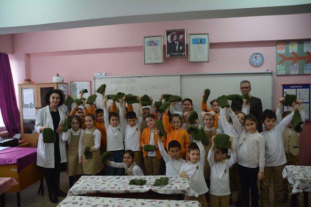 Mehmetçik için anneler bere ördü, öğrenciler mektup yazdı