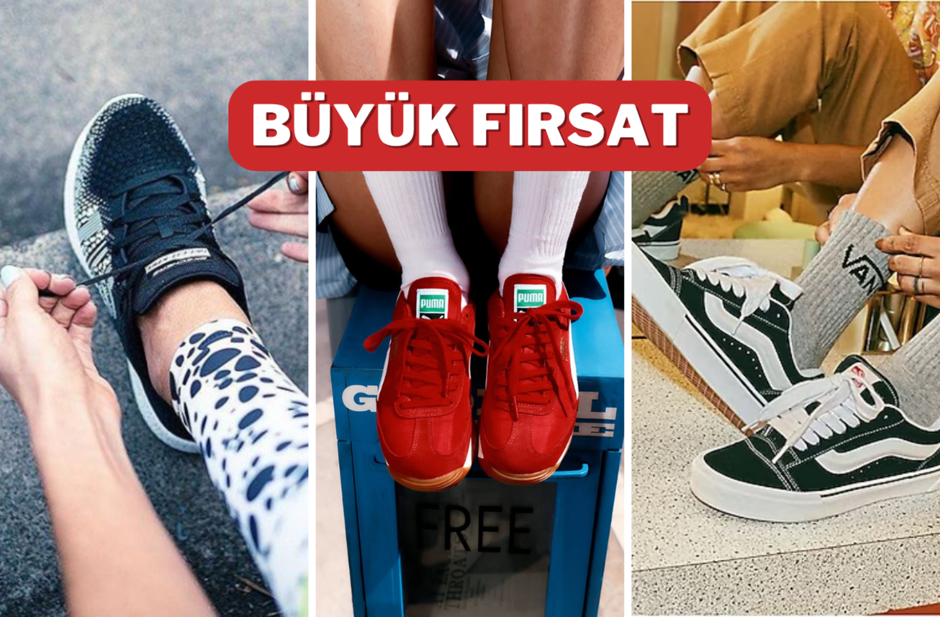Skechers, Puma, Vans... Spor ayakkabılarda fiyatlar yarıya düştü