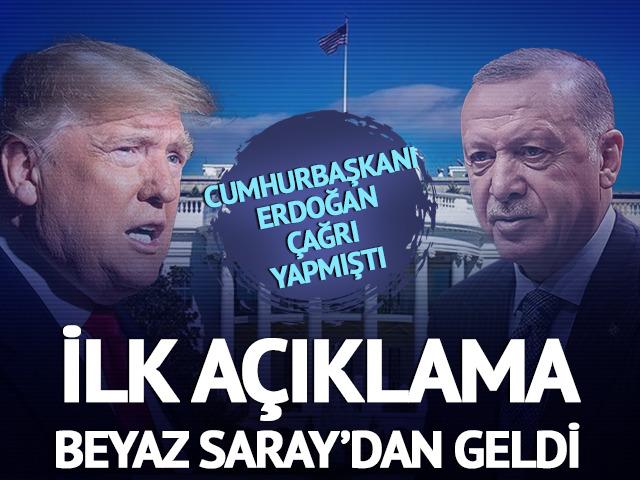 Cumhurbaşkanı Erdoğan çağrı yapmıştı! Beyaz Saray'dan açıklama