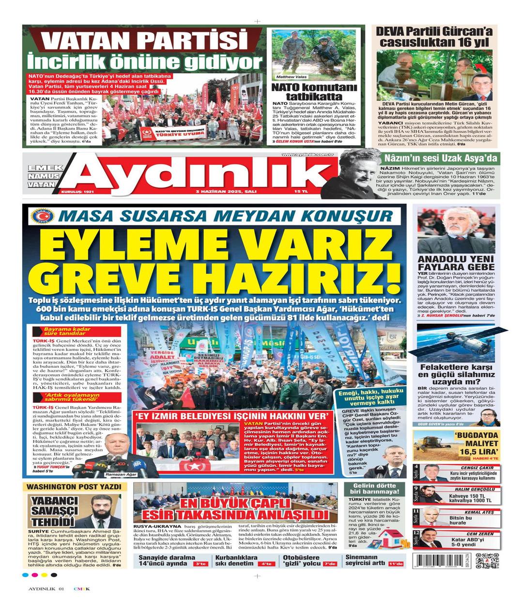 Aydınlık Gazetesi