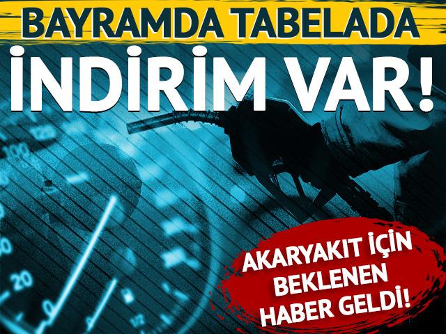 Akaryakıt için beklenen haber geldi!