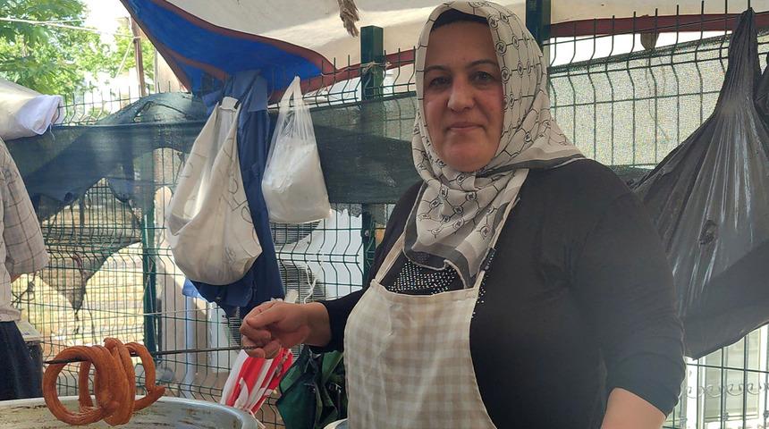 İki çocuk annesinin tatlı direnişi: Halka tatlısı geçim kaynağı oldu  