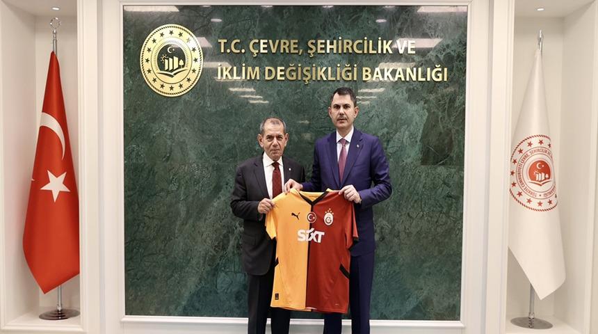 Bakan Kurum, Dursun Özbek'i kabul etti