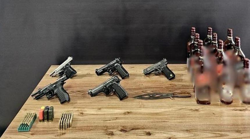 Gazipaşa'da ruhsatsız silah operasyonu