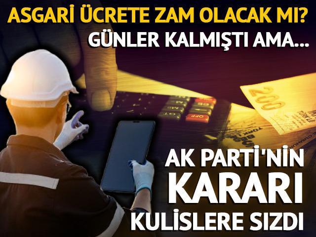 AK Parti kararını verdi! Temmuz'da asgari ücrete zam var mı?