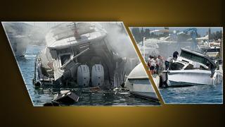 Son dakika: Bodrum Marina'da tekne patladı! 3 kişi yaralandı: İlk görüntüler...