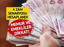 SSK'lısı, Bağkur'lusu... Memur ve emekli zammında 4 farklı senaryo! Milyonların alacağı maaşı etkileyecek