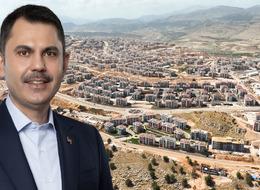 Bakan Kurum, Adıyaman İndere'de yapımı tamamlanan konutların görüntülerini paylaştı