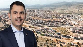 Bakan Kurum, Adıyaman İndere'de yapımı tamamlanan konutların görüntülerini paylaştı