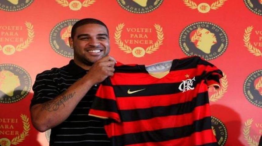 Adriano Flamengo'ya d&ouml;nd&uuml;