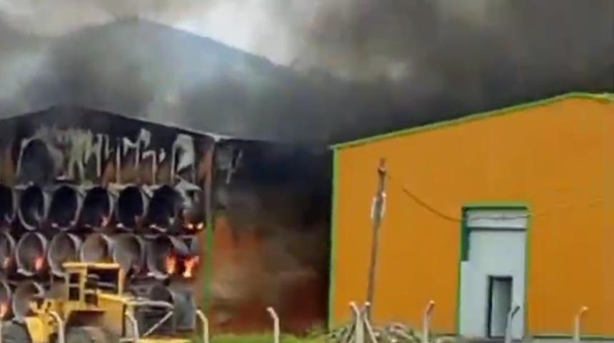 Başkentte tavuk çiftliğinde çıkan yangın söndürüldü