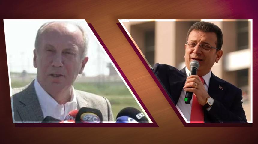 Muharrem İnce, Ekrem İmamoğlu'nu ziyaret etti! İmamoğlu'nun yazdığı notu kameralara gösterdi