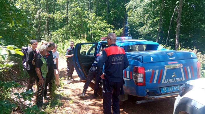 Bursa'da AFAD ekipleri arazide mahsur kalan 3 kişiyi kurtardı