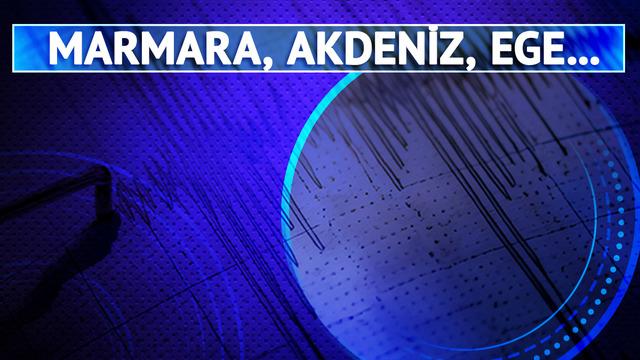 Son dakika | Önce Akdeniz, sonra Ege: Çanakkale açıklarında deprem! Antalya ve İstanbul da saatler önce sallandı