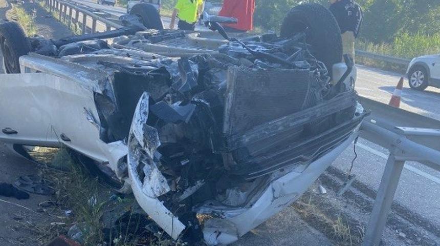 Balıkesir-Bursa kara yolunda trafik kazası: 2 yaralı