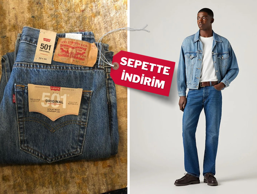 Her dönemin efsanesi: Levi's 501! Çok satanlarda birinci...