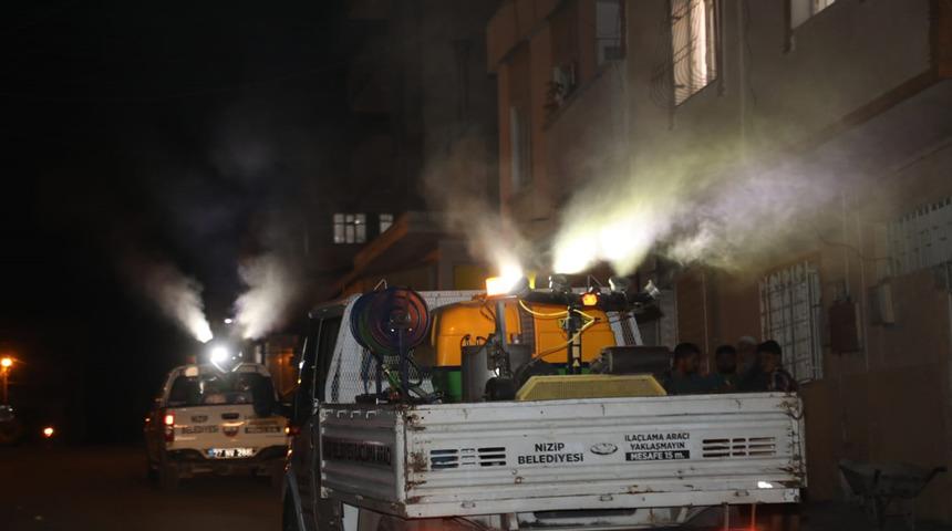 Sivrisinek, sinek ve haşere sorununa karşı ilaçlama yaptılar