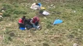 Van'da dağda bayılan çoban helikopterle kurtarıldı