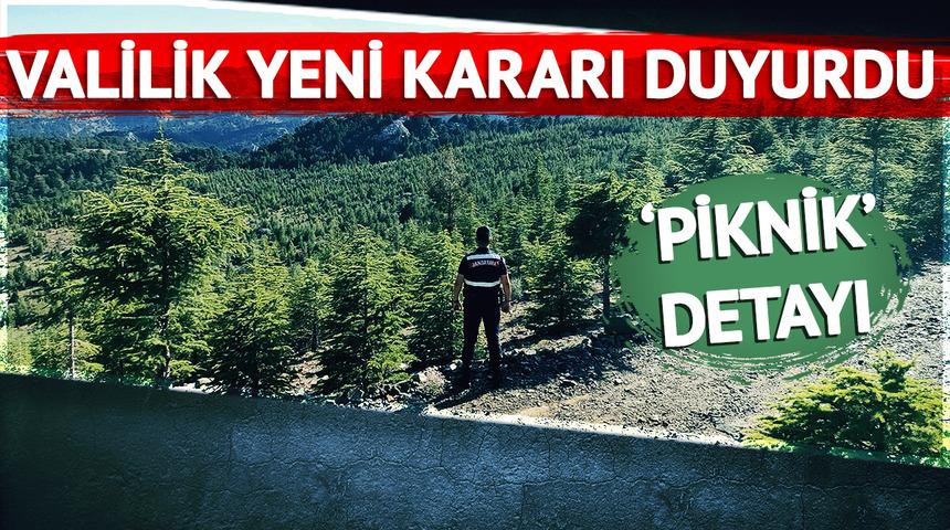 Valilik yeni kararı duyurdu: O alanlara girişler yasaklandı! 'Piknik' detayı