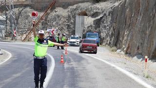 Karaman'da jandarma ekiplerinden bayram denetimi