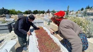 Evlatlarının mezarını ziyaret edemeyen yaşlı çifte Vali Yiğitbaşı çifte bayram yaşattı