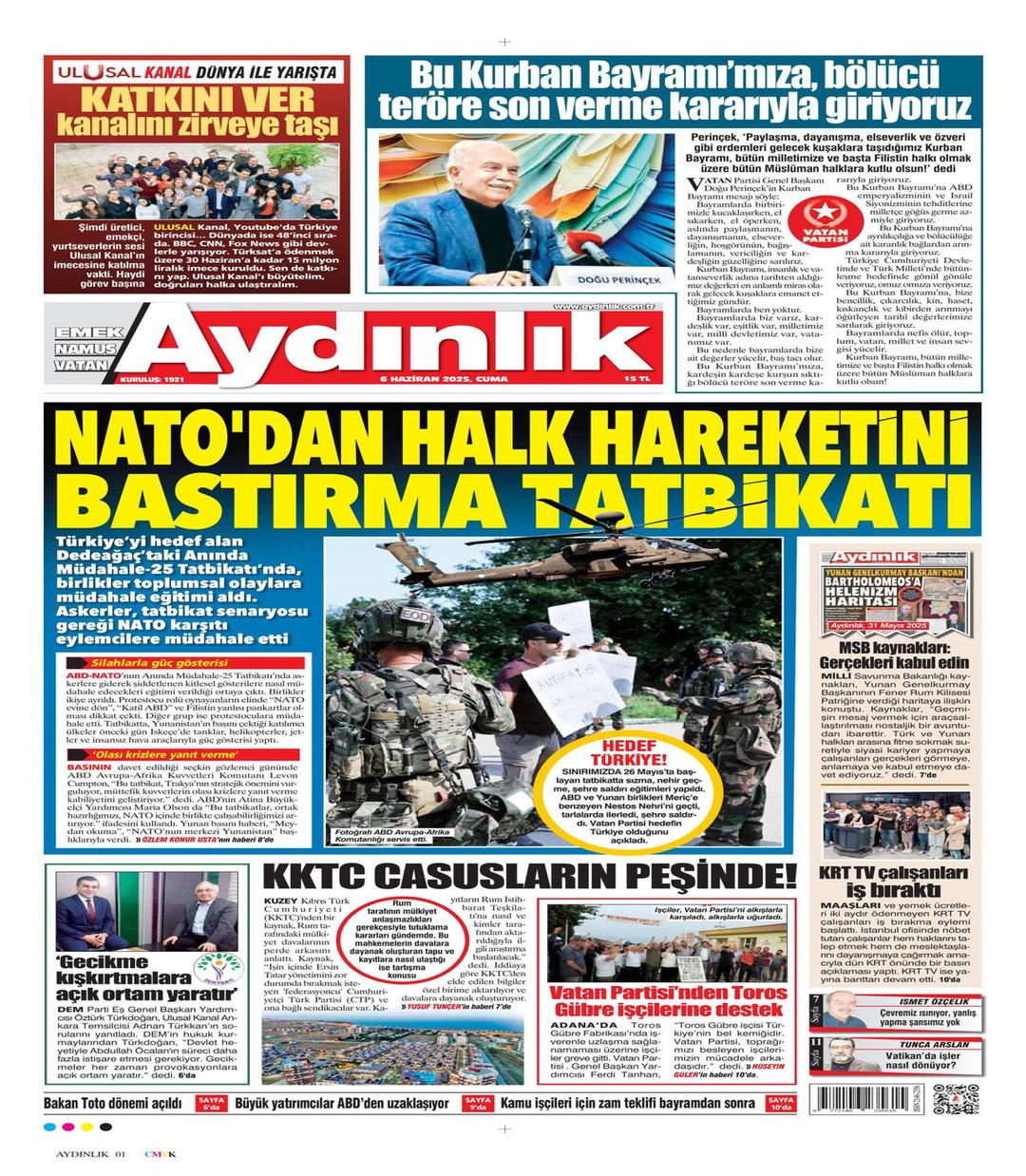 Aydınlık Gazetesi