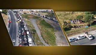 İstanbul'da kurban kesim yoğunluğu! Havadan görüntülendi...