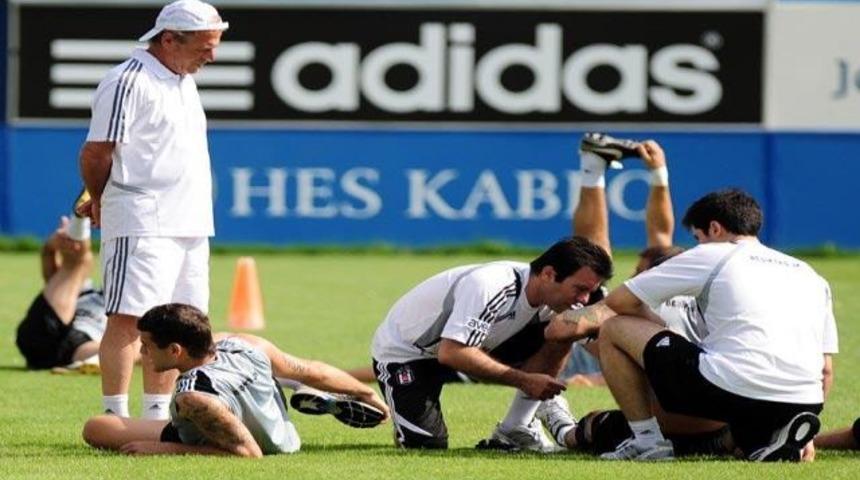 Beşiktaş antrenmanında şık goller