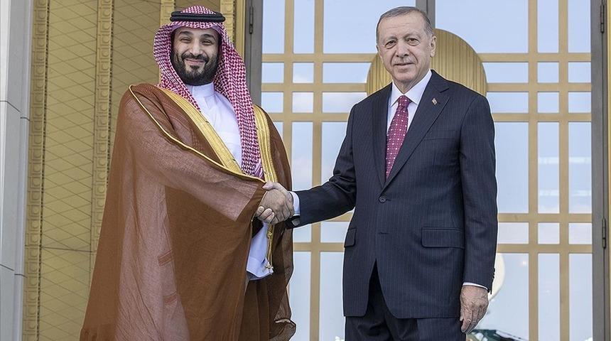 Cumhurbaşkanı Erdoğan ile Suudi Arabistan Veliaht Prensi Selman görüştü: Filistin ve Suriye mesajları