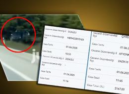 50 dakika içinde aynı yolda 4 tane radar cezası yedi! 8 bin 668 lira ödeyecek