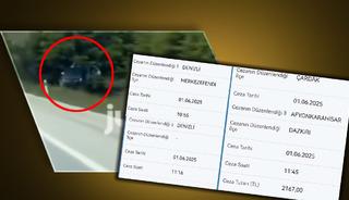 50 dakika içinde aynı yolda 4 tane radar cezası yedi! 