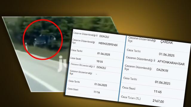 50 dakika içinde aynı yolda 4 tane radar cezası yedi! 8 bin 668 lira ödeyecek