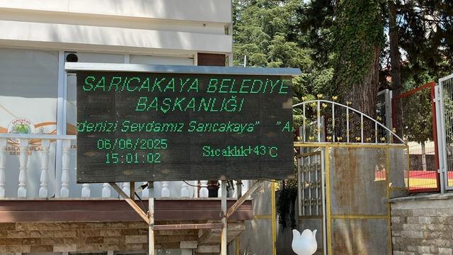Türkiye’nin en sıcak yeri seçilen ilçede sıcak hava bunalttı