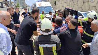 Batman’da kontrolden çıkan otomobil takla attı: 1 yaralı