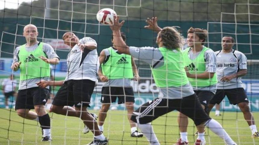 Beşiktaş idmanında eski bir dost!