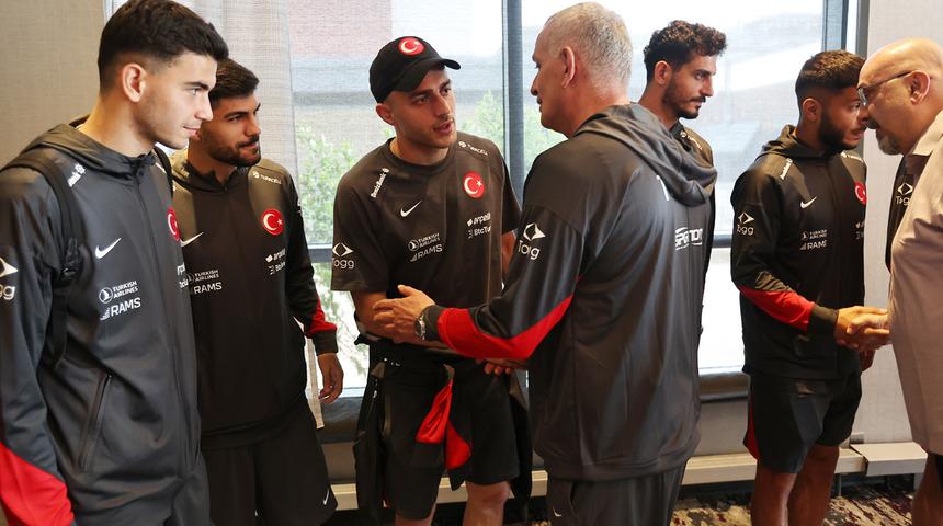 A Milli Takım’da bayramlaşma töreni yapıldı