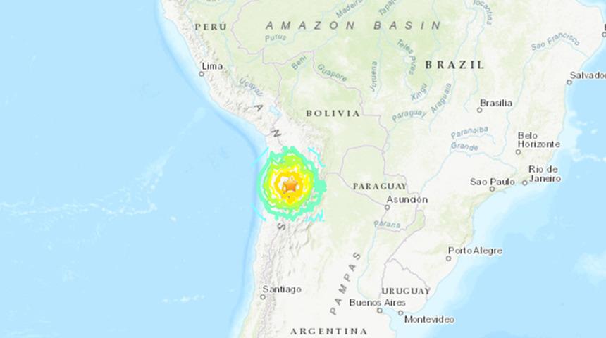 Şili'nin Atacama bölgesinde 6,4 büyüklüğünde deprem meydana geldi